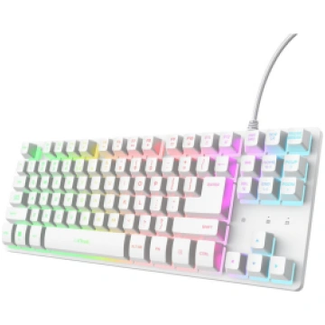KEYBOARD USB GXT 833W THADO/TKL ENG WHITE 25894 TR