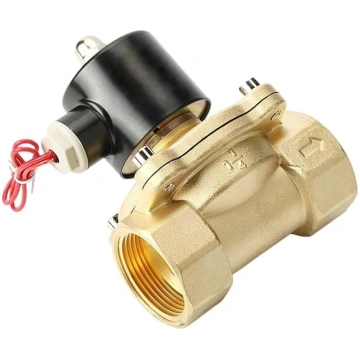 Elektrisches Magnetventil aus Messing, 1/4 Zoll 3/