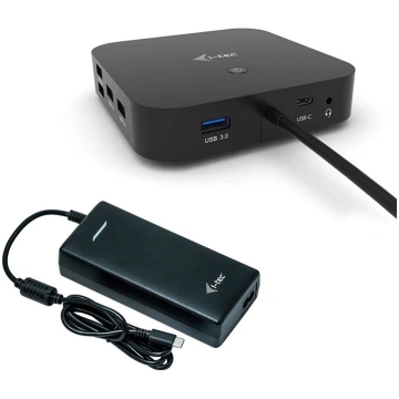 i-tec USB-C Dual Display Docking Station Power Del