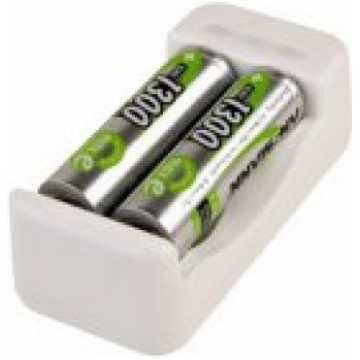 Ansmann Basic II + 2× AA 1300mAh lādēšanas ierīce