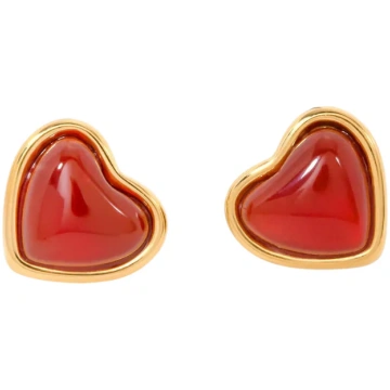GAIA Heart Studs Confetti by J/A