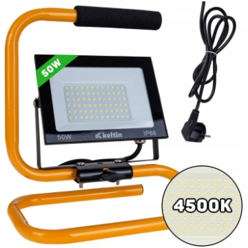 Prožektors Led 50w Ar Statīvu Budowlanym Un Kabeli