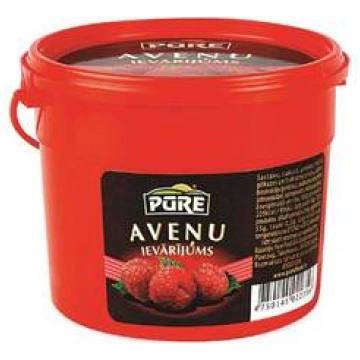 Ievārījums, aveņu, Pūre, 410g