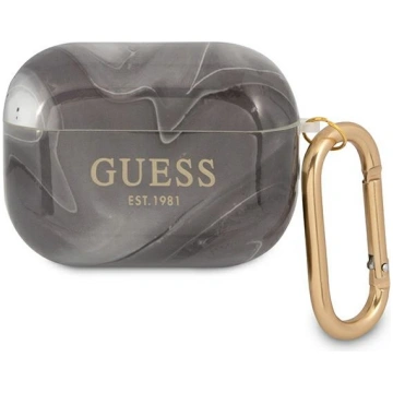 Guess GUAPUNMK AirPods Pro cover black/black Marbl