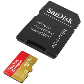 SanDisk Extreme atmiņas karte microSDXC + adapteri
