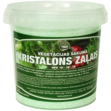 Mēslojums Kristalons Zaļais veģetācijas sākumā 1kg