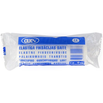 OLKO Elastīga fiksācijas saite, 4m x 10cm
