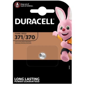 370/371 baterijas 1.5V Duracell sudraba-oksīda SR9