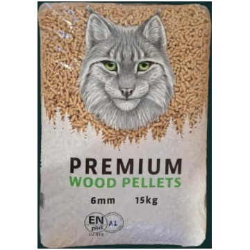 Premium Granulas 6mm Lūsēni (ENplus® A1 kvalitāte)