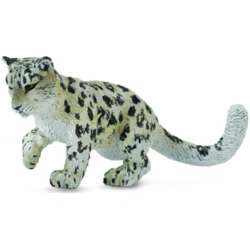 Figurka Collecta LEOPARD MŁODY ŚNIEŻNY BAWIĄCY SIĘ