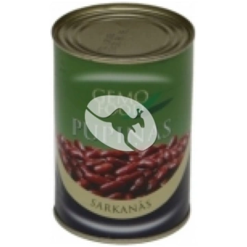 Pupiņas sarkanās GEMO Food 425 ml