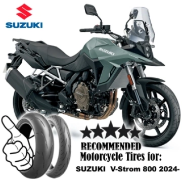 Motocikla riepa pāris SUZUKI V-STROM 800