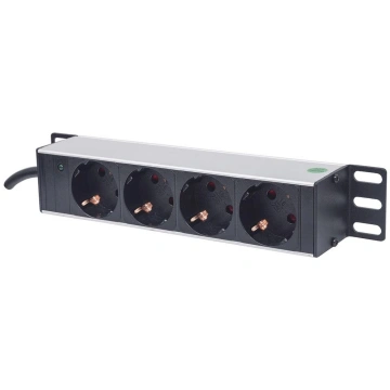 Intellinet Power strip rack 10"" 1U 250V/15A 4x Sc