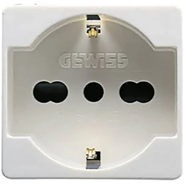 Gewiss 2P+E standard / 16A 250V (GW20246) | GW2024