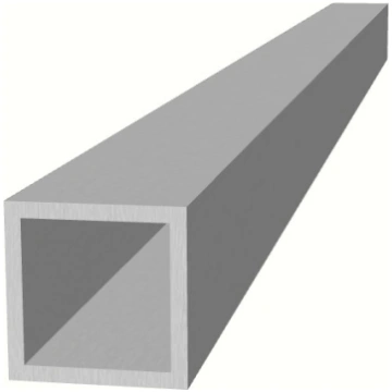 Alumīnija taisnstūra caurule 30x30x2 mm, 6 m