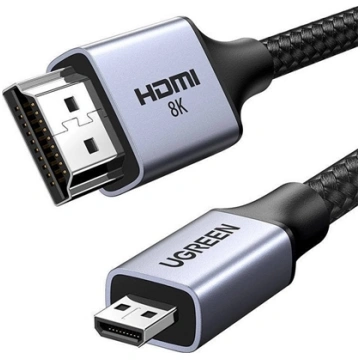 Kabel Ugreen HDMI Micro - HDMI 1m czarny (15516) 1