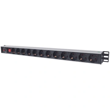 Intellinet Vertical Rackmount 12-Output Power Dist