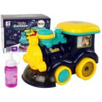 LEAN Toys Soap Bubble Locomotive Rides Light Sound