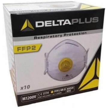Respirators ar vārstu FFP2 Delta Plus, 10 gab