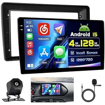 4+128G Android auto radio ar ekrānu Fiat Tipo Egea