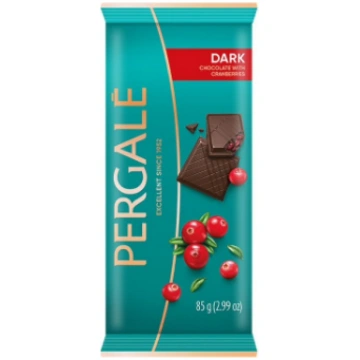 Šokolāde tumšā ar dzērvenēm Pergale 85g