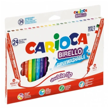 Flomāsteri CARIOCA, divpusēji , 24 krāsas