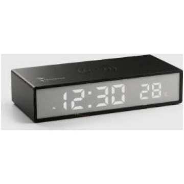 Techmade Clock Sveglia con Ricarica Wireless Smart