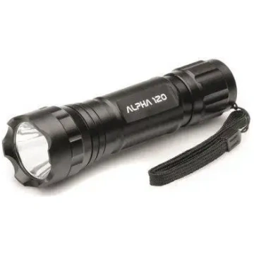 Falcon Eye Alpha rokas lukturītis – 120 lm – melns