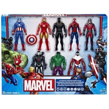 Liels Hasbro MARVEL AVENGERS 8 figūru ULTIMATE PRO