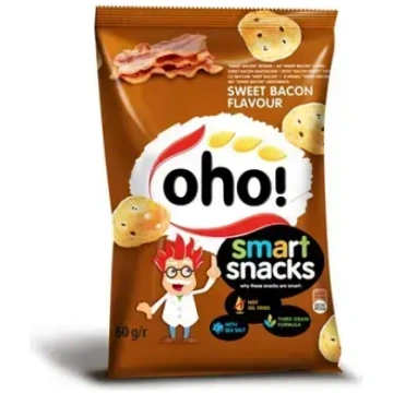 Čipsi Oho ar bekona garšu 60g