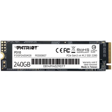 SSD Patriot P310 240GB M.2 2280 | P310P240GM28 | 8
