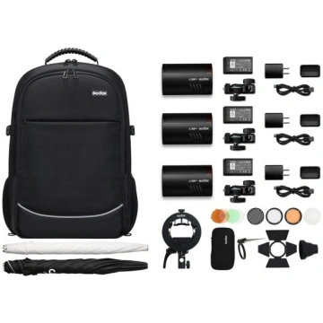 GODOX AD100Pro Triple Kit zibspuldzes komplekts (B