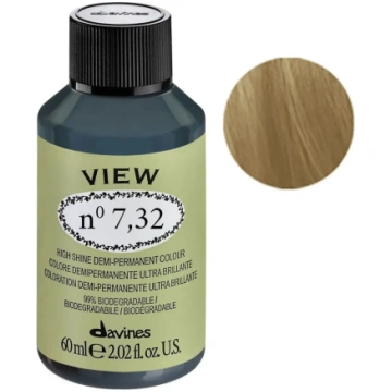 Davines Demi-Permanent Hair Dye, 7.32, 60 ml 80046