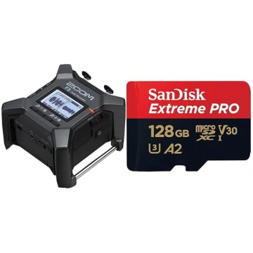 Zoom F3 daudztreku lauka ierakstītājs & SanDisk Ex