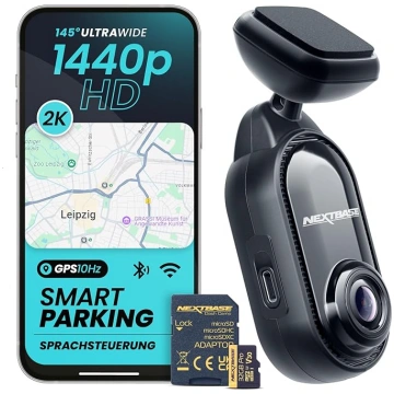 Nextbase Piqo 2K Dashcam Auto + 32GB SD karte | Ko