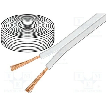 Wire: loudspeaker cable; 2x1.5mm2; stranded; OFC; 