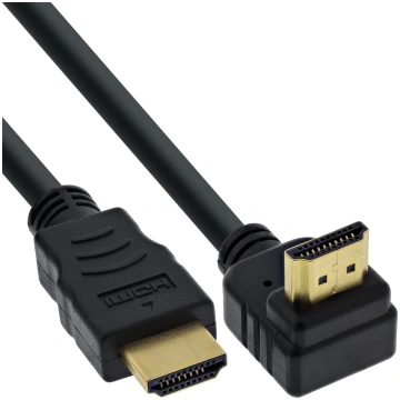 HDMI kabelis InLine 17002V 2m leņķveida High Speed