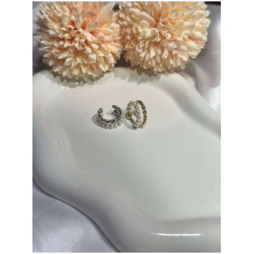 Ear Cuff Perline - Oro