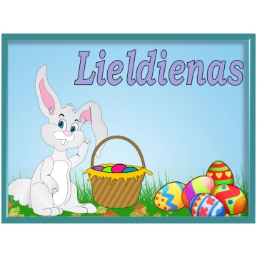 Interaktīvs mācību materiāls - LIELDIENAS