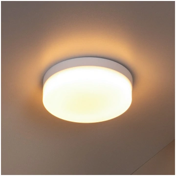 LED vannas istabas griestu lampa Biskit, balta, Ø