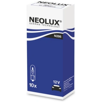 Paneļa spuldze W1,2W (10 gab.) 12V 1,2W NEOLUX