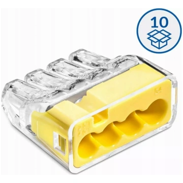 Push-fit vadu savienotājs Simet SCP4 4×0,75–4 mm² 