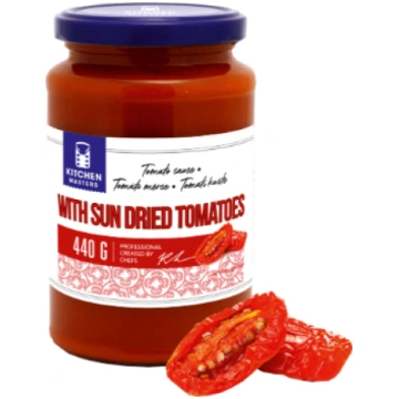 Mērce tomātu ar saulē kaltētiem tomātiem Kitchen M