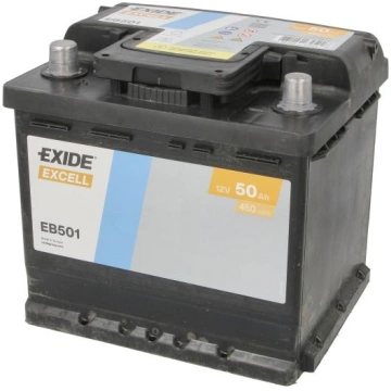 Akumulators EXIDE EXCELL EB501 12V 50Ah 450A (207x