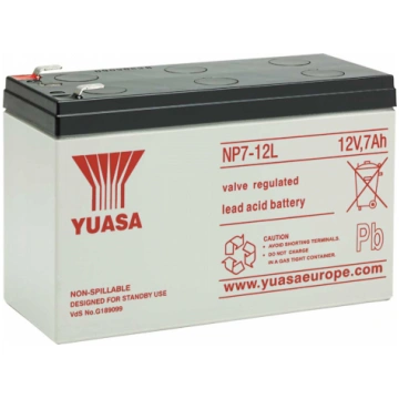 7Ah YUASA akumulators NP7-12(S)L 151x65x97mm NP7-1
