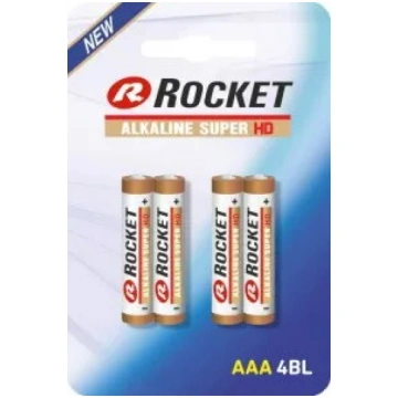 Vienreizējā baterija ROCKET LR03 - 4/BL HD AAA Alk