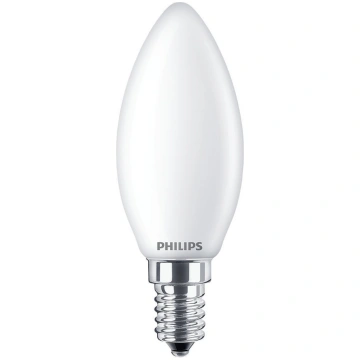 Spuldze Philips LED, B35, 2700 °K, E14, 4.3 W, 470