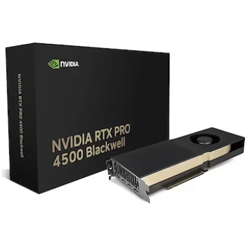 NVIDIA RTX PRO 4500 Blackwell, 32GB GDDR7 ECC (900