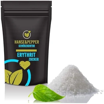 Hanse&Pepper eritritols, 100% tīrs cukura aizstājē