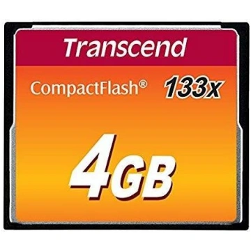 MEMORY COMPACT FLASH 4GB/SLC TS4GCF133 TRANSCEND T